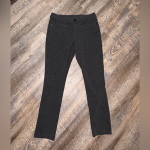 Christopher Banks Charcoal Gray Legging Dress Pants